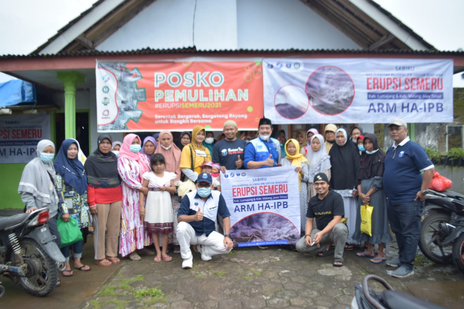 ALUMNI IPB SALURKAN BANTUAN TAHAP 3 KE  SEMERU