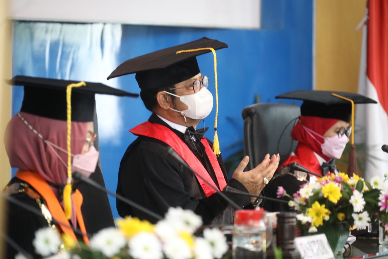 Selamat dari Menteri, Gubernur, Rektor dan Lembaga Internasional kepada Mentan SYL