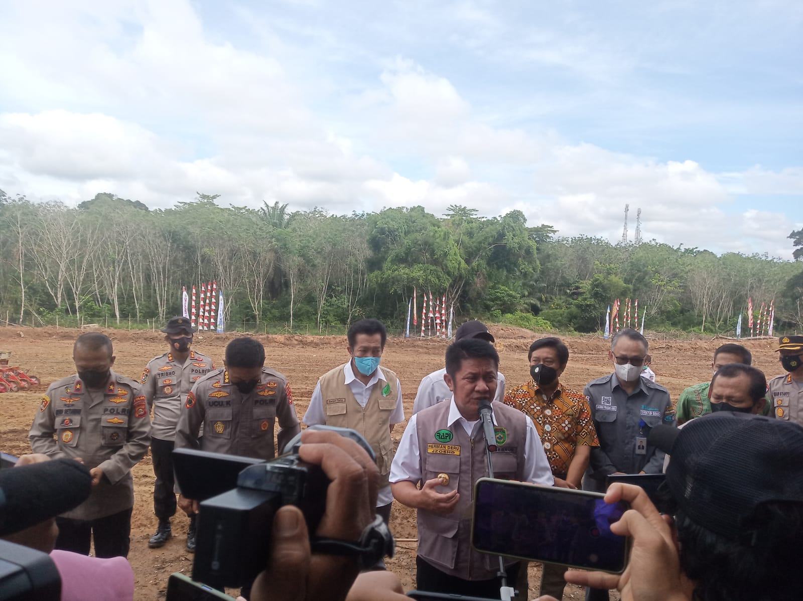 Polda Sumsel Jadi Pioneer Dukung Kementan Sukseskan Program Ketahanan Pangan Nasional