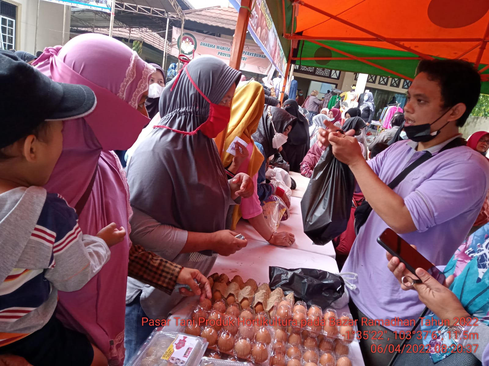 Gelar Pasar Tani, Kementan Pastikan Ketersediaan Telur Ayam Ras di Jambi Aman