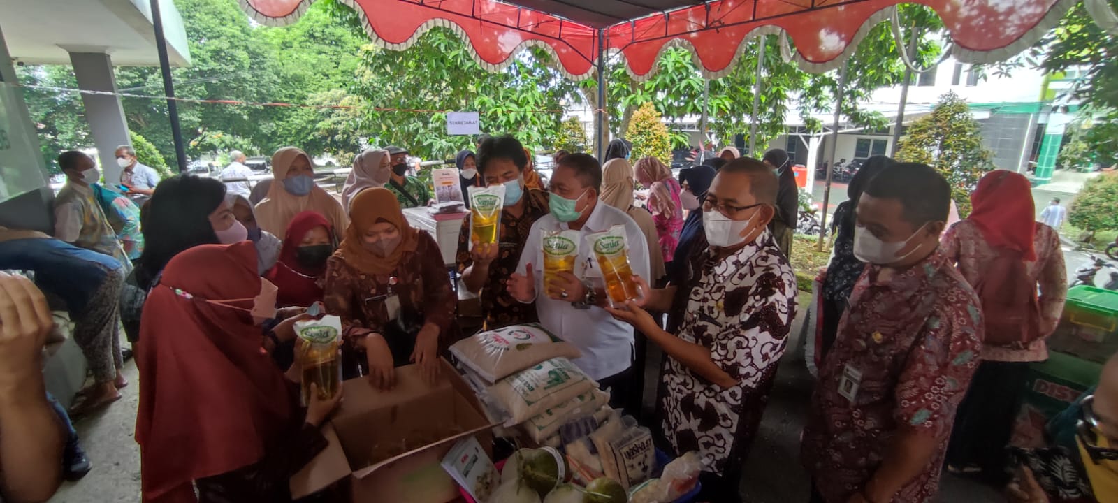Bazar Pangan Jateng Diserbu Pengunjung