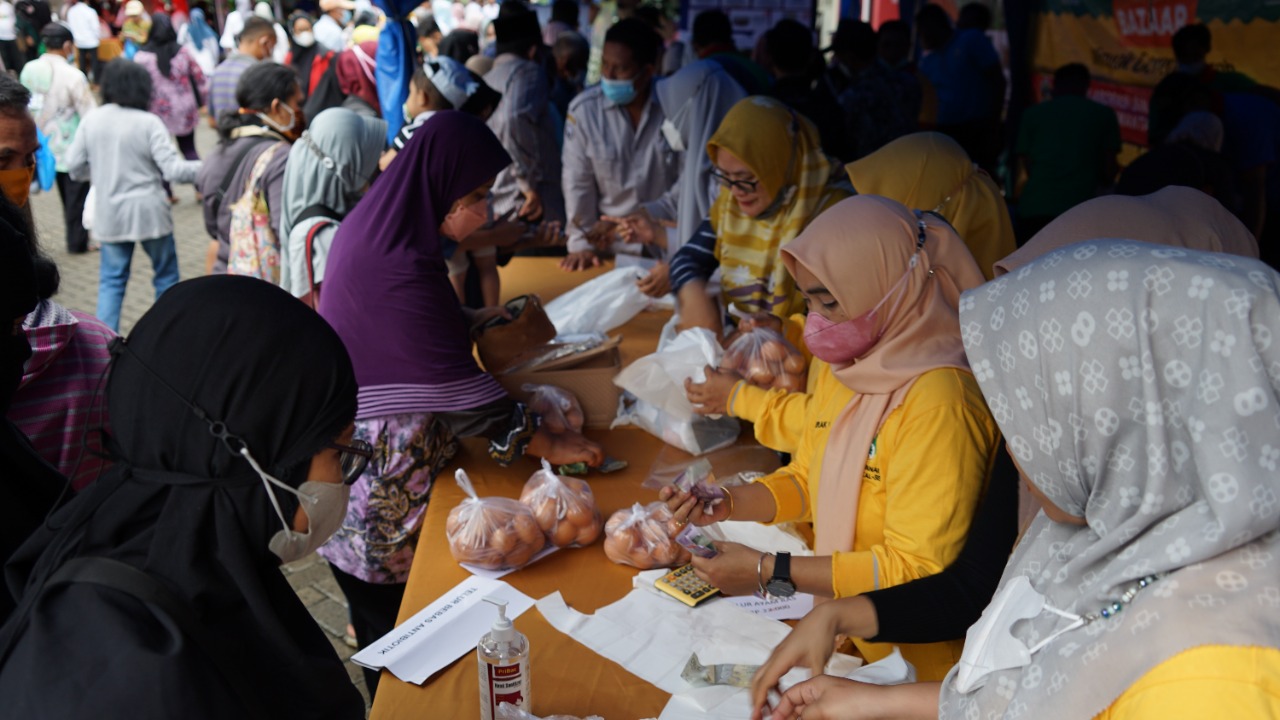 Gelar Pangan Murah Kalsel, Kementan Bagikan Paket Sayuran Gratis