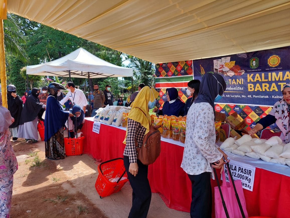 Mampu Tekan Kenaikan Harga Pangan di Singkawang, Pemprov Kalbar Apresiasi Gelar Pangan Murah Kementan