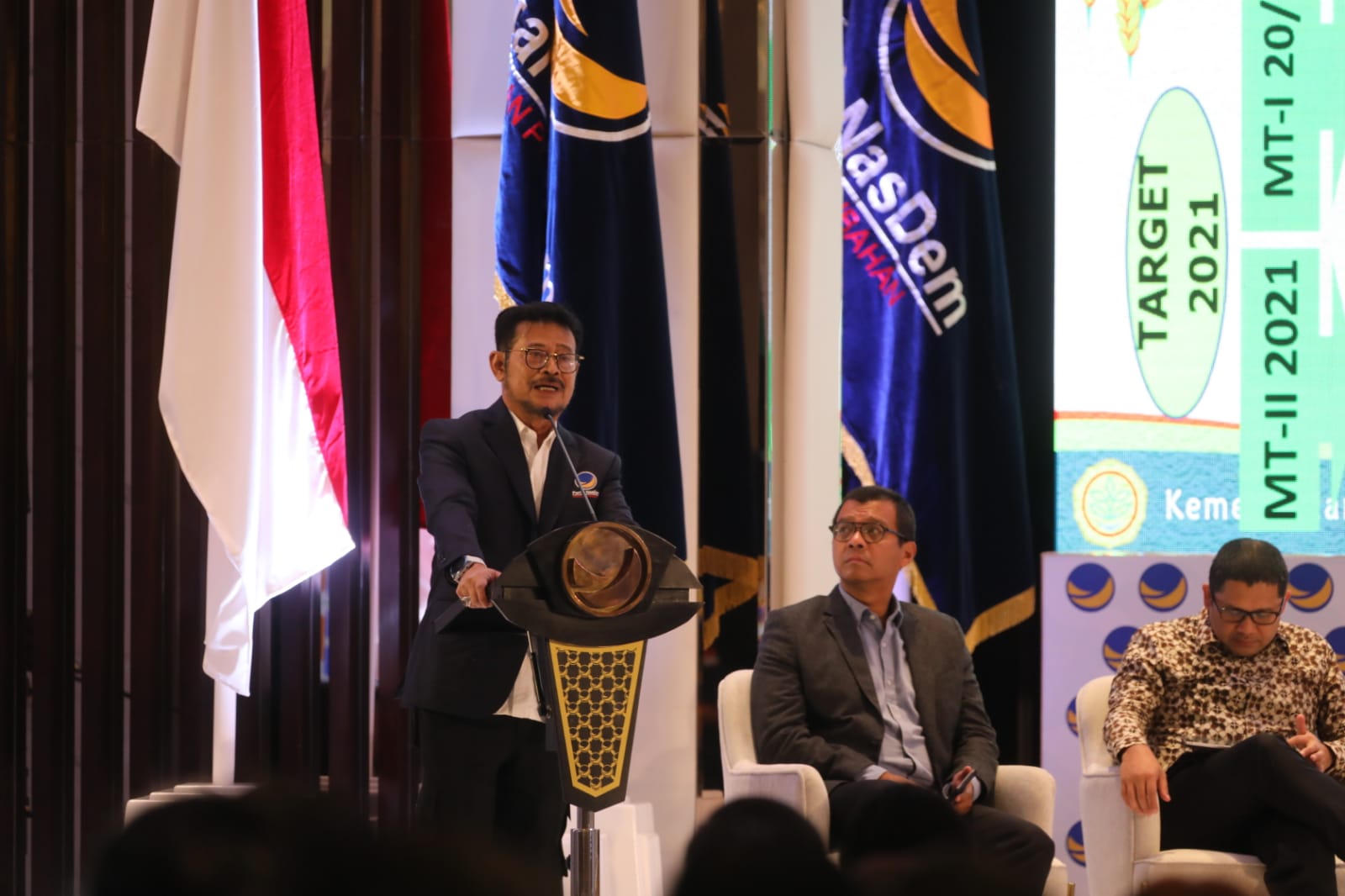 SYL Paparkan Strategi Pengamanan Pangan Nasional Hadapi Geopolitik dan Geostrategi Dunia