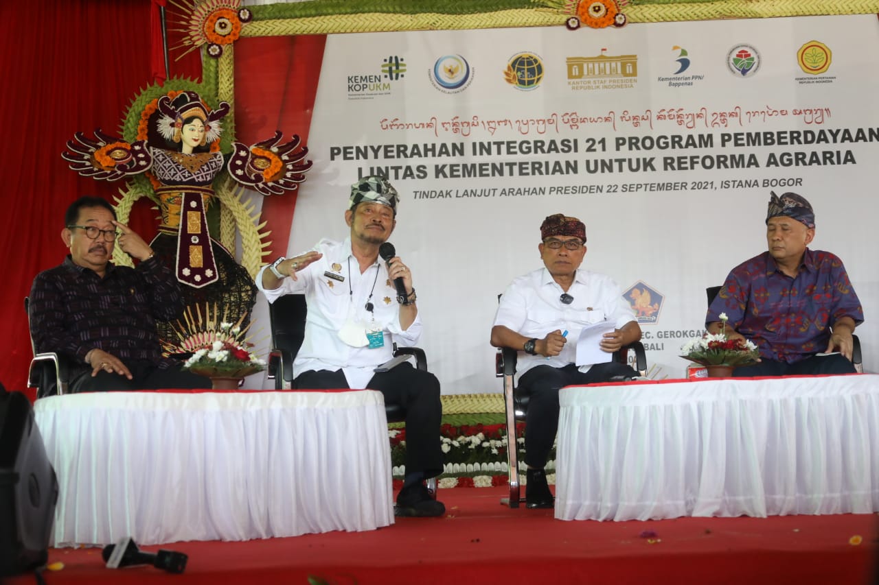 Mentan SYL Hadir di Buleleng, Tindak Lanjuti Reforma Agraria