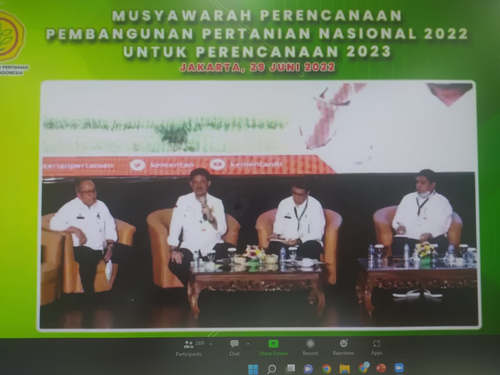 Musrenbangtan 2022, Mentan SYL Minta Perencanaan Sektor Pertanian Inovatif dan Adaptif