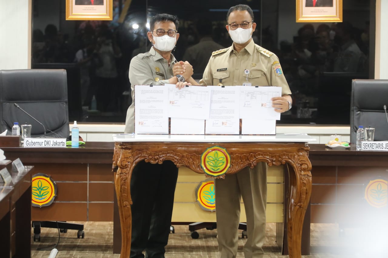 Gubernur Anies Apresiasi Langkah Cepat Kementan Siapkan Pangan Jelang Idul Adha