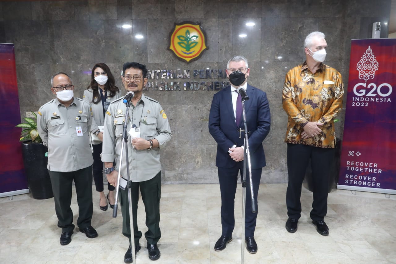 Kunjungan Perdana Menteri Pertanian Australia, Mentan SYL Sebut Kerjasama Indonesia-Australia Makin Komprehensif