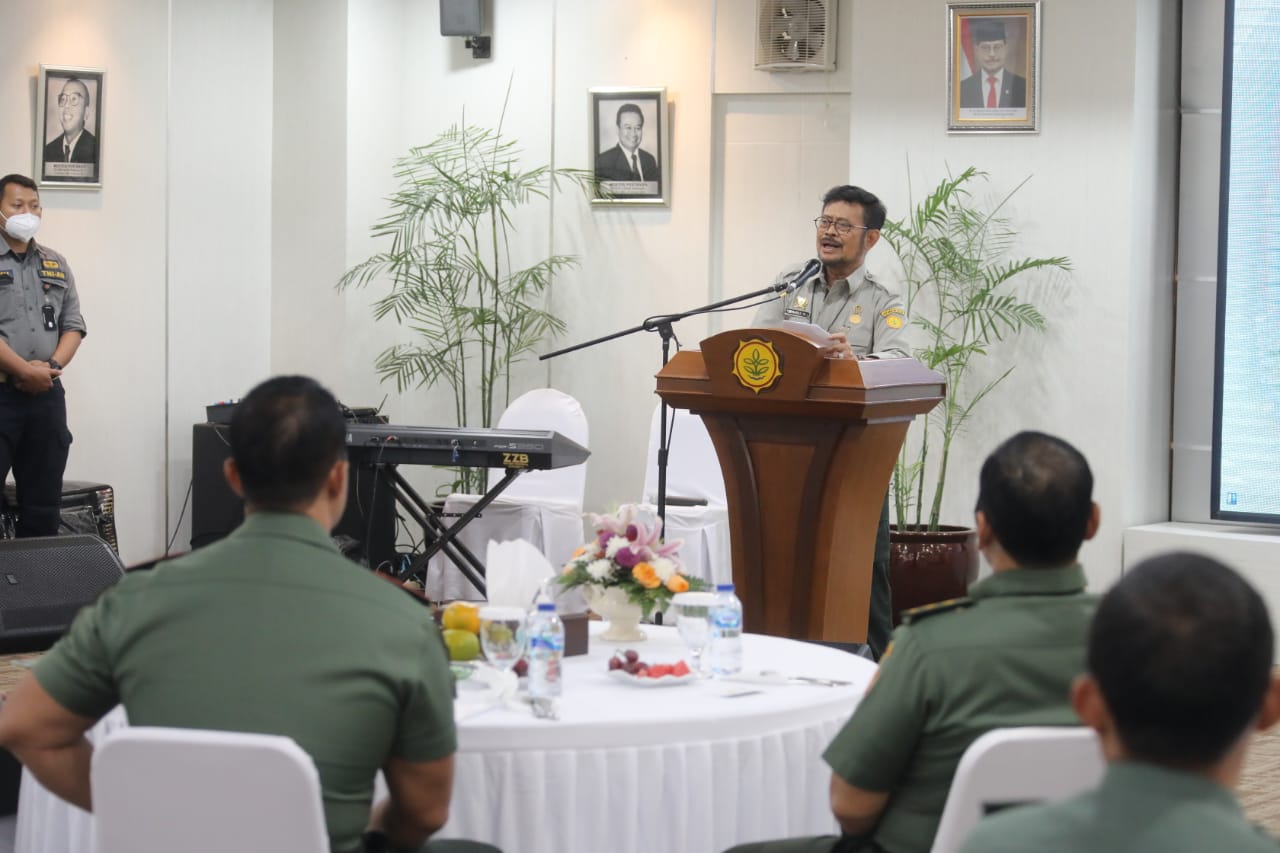 Panglima TNI Apresiasi Kinerja Kementan Dalam Meningkatkan Produksi Pangan Nasional