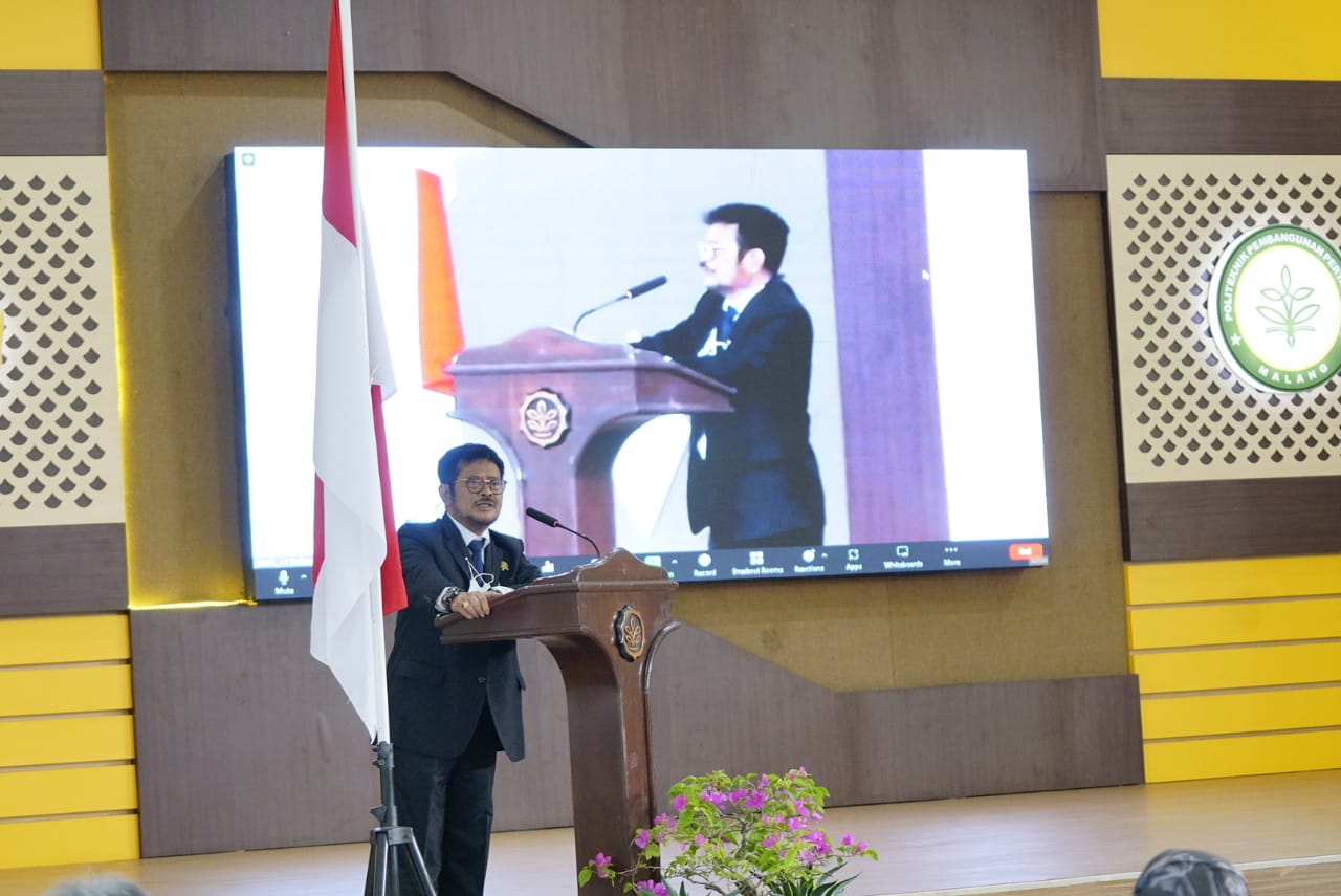 Kunjungi Polbangtan Malang, Mentan Syahrul Yasin Limpo Berikan Kuliah Umum 