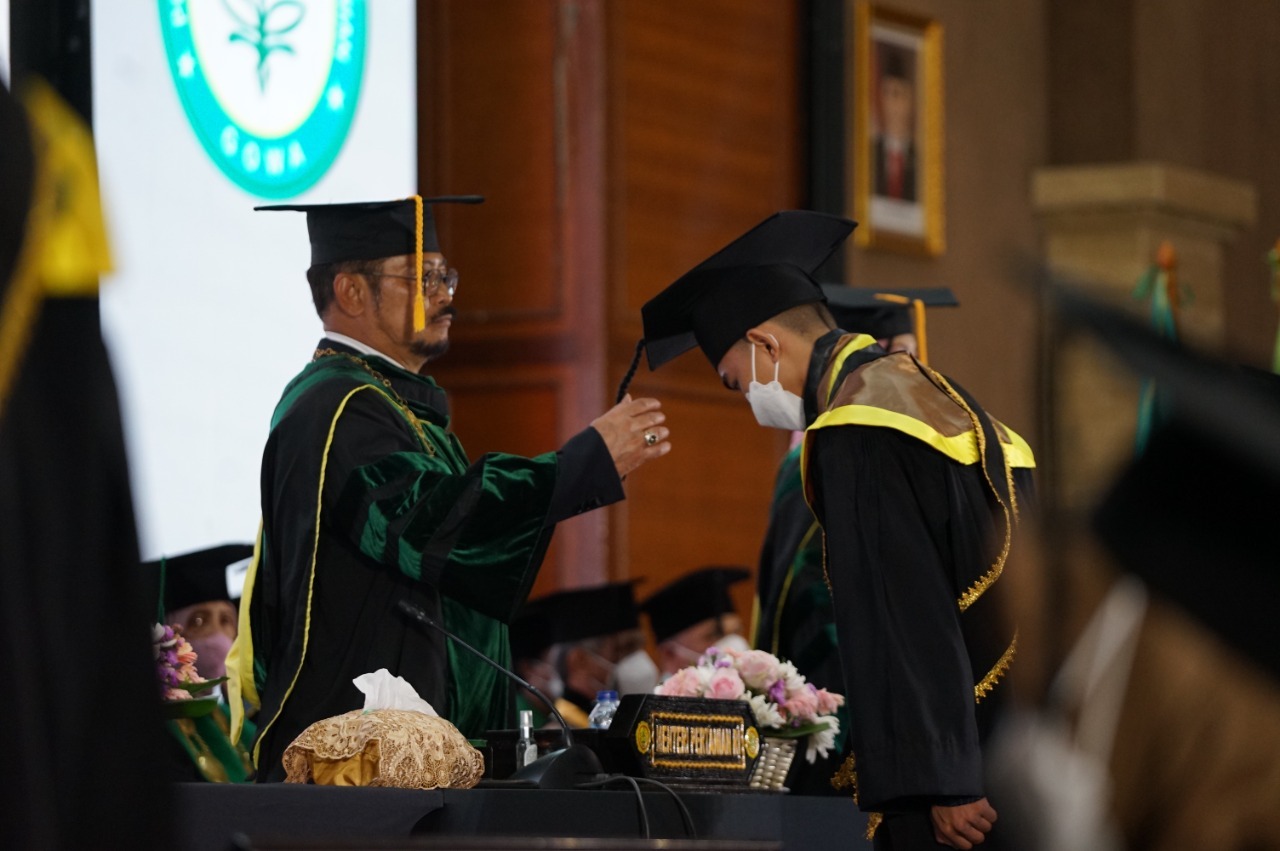 Hadiri Wisuda Nasional Polbangtan, Mentan Ajak Gunakan Teknologi