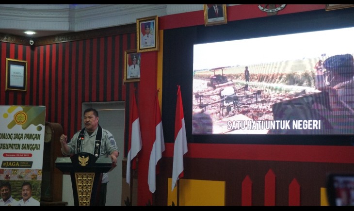 Irjen Kementan Gelorakan Jaga Pangan Di Bumi Sanggau