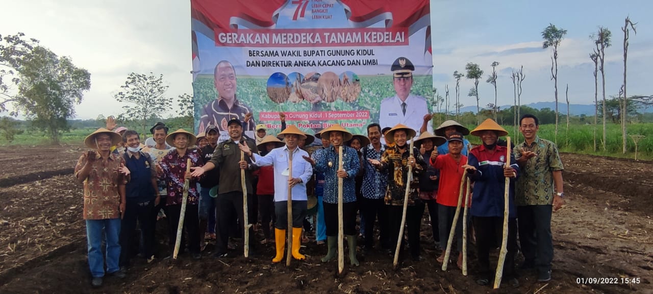 “Pengembangan Kawasan Kedelai Berbasis Korporasi Hulu-Hilir siap dilaksanakan di Kabupaten Gunung Kidul”