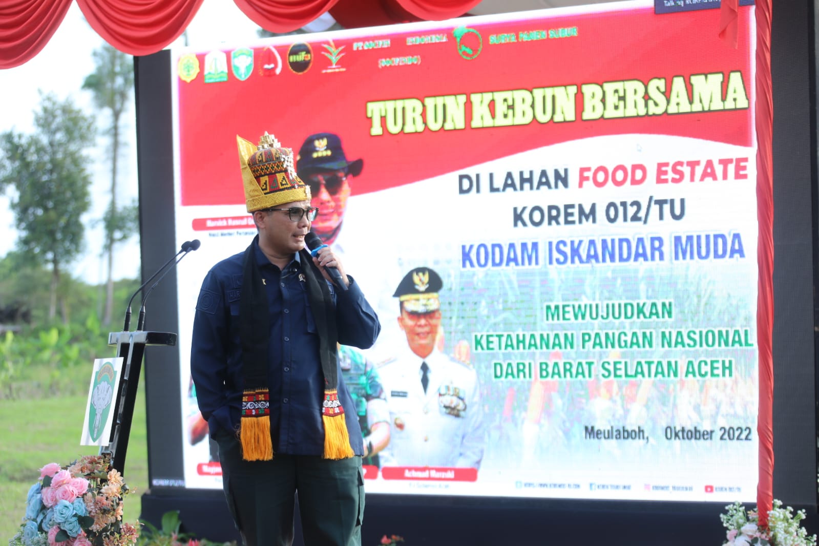Hadiri Launcing Food Estate Aceh, Wamentan Dorong Kedaulatan Pangan