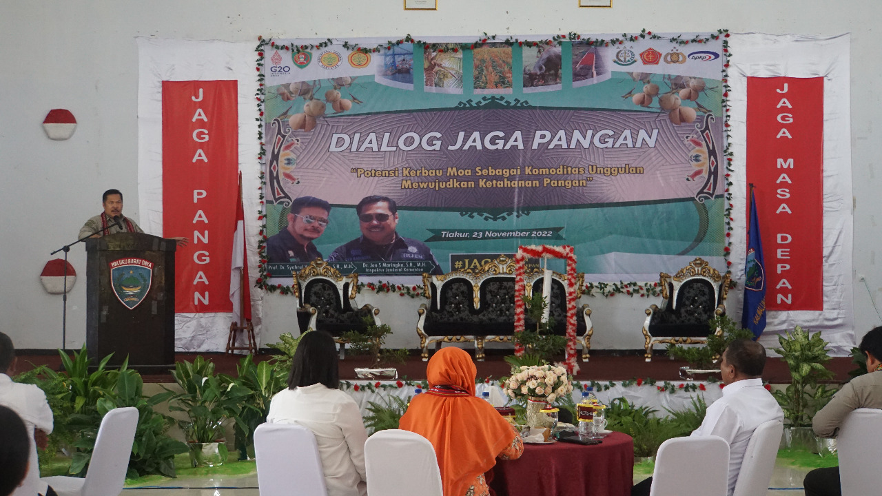 Perkuat Sinergitas, Kementan Gelar Rakor Pengawasan Bidang Ketahanan Pangan di Maluku