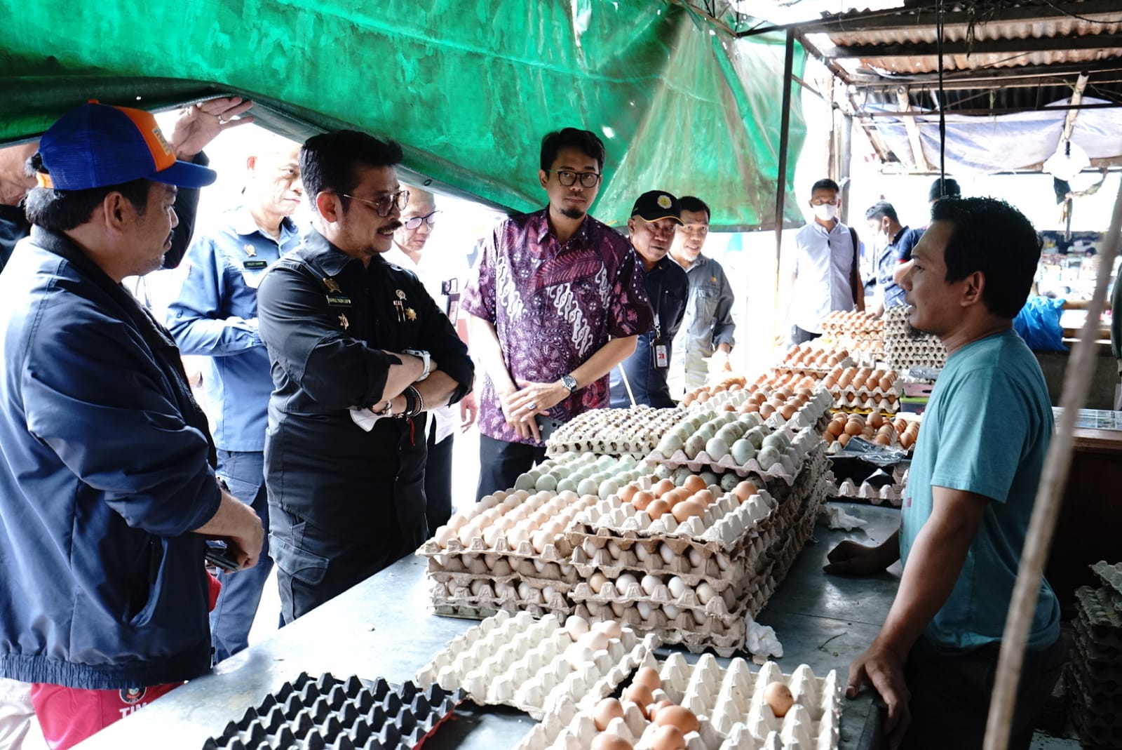 Sidak Di Hari Natal, Mentan SYL Pastikan 12 Bahan Pokok di Sulsel Aman