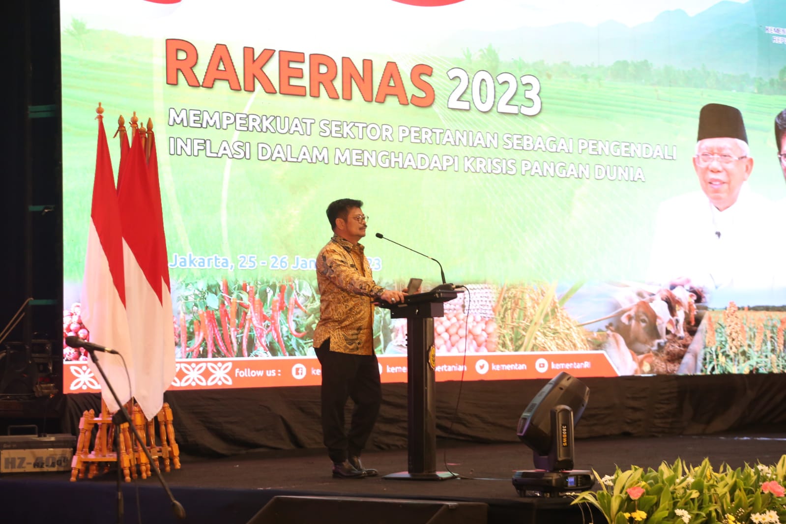 Mentan SYL Tutup Rakernas Pertanian 2023, Ajak Jajaran Kementan Tingkatkan Produksi dan Kendalikan Inflasi