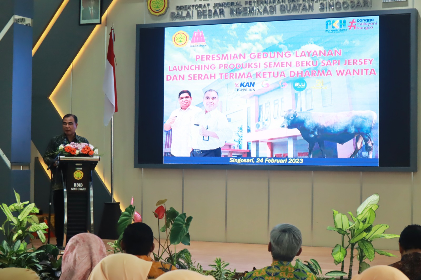 LAUNCHING SAPI JERSEY DI BBIB SINGOSARI, SOLUSI MENINGKATKAN KUALITAS SUSU SAPI PERAH KARYA ANAK NEGERI