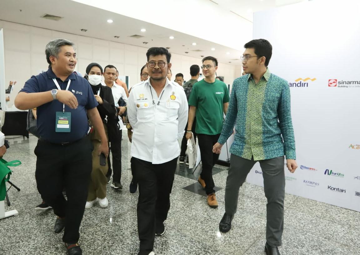 Mentan SYL Gairahkan Star Up dan Petani Milenial Memajukan Pertanian Presisi