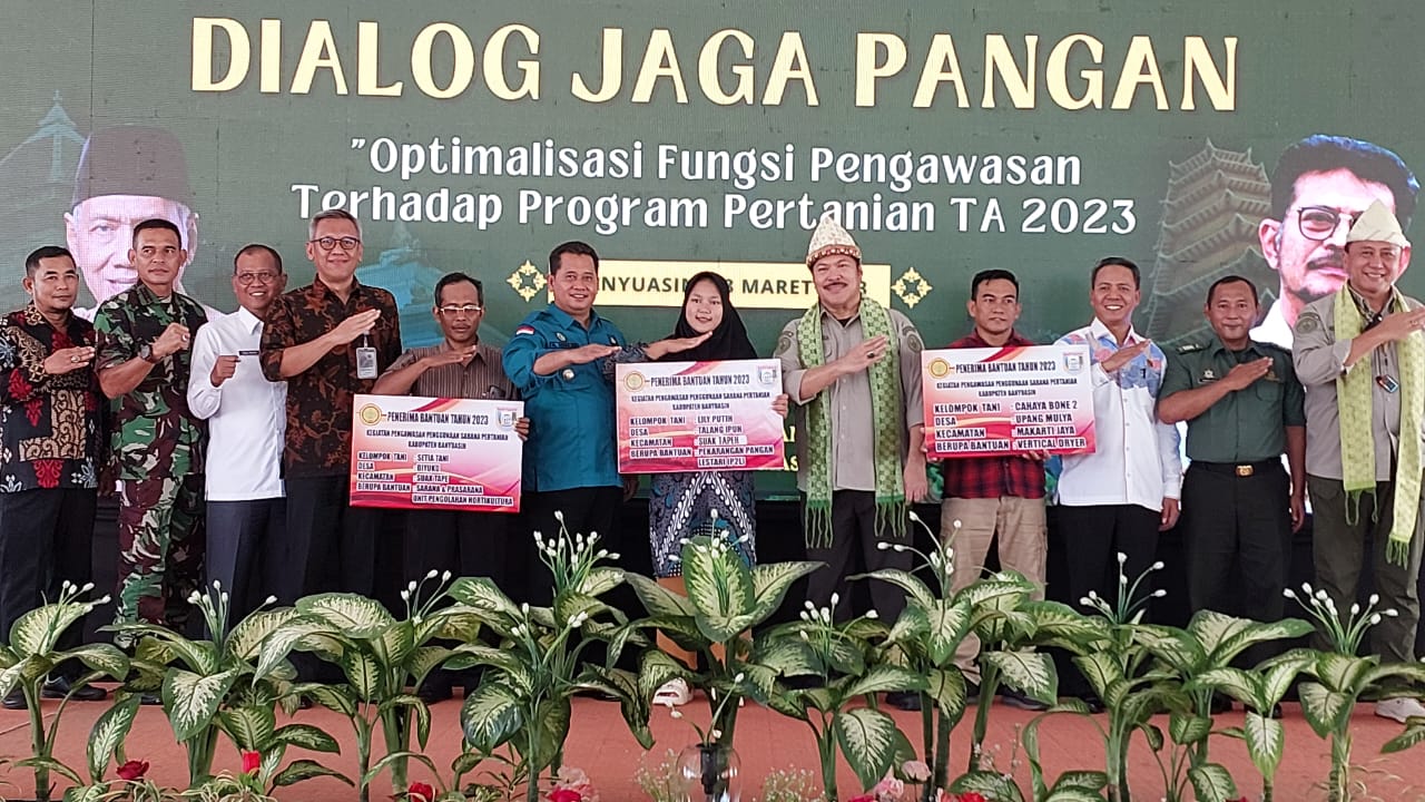 Jaga Pangan Jelang Puasa dan Lebaran, Irjen Kementan Perkuat berkolaborasi Bersama Pemda Banyuasin