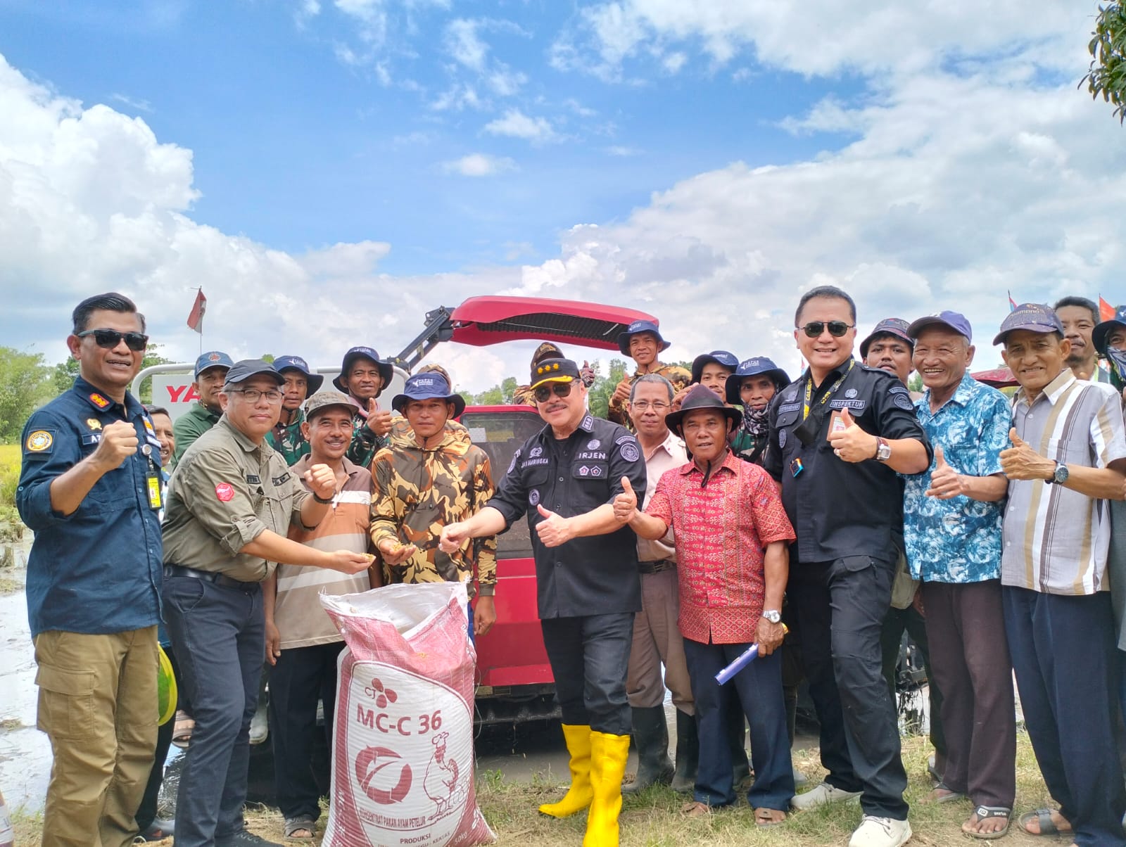 Jaga Pangan di Banyuasin, Irjen Kementan Pastikan Ketersediaan Beras Jelang Puasa dan Lebaran Aman