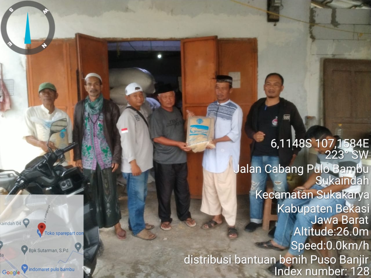 Kades-Poktan Apresiasi Pendistribusian Bantuan Benih Korban Banjir Bekasi