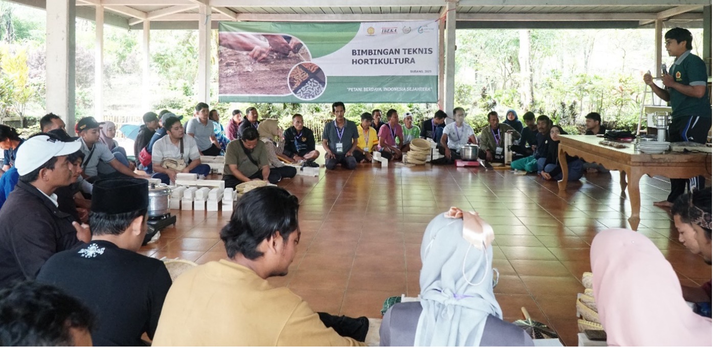 Kolaborasi Kementan dan IBEKA, Tingkatkan Pemberdayaan Petani Muda Hortikultura