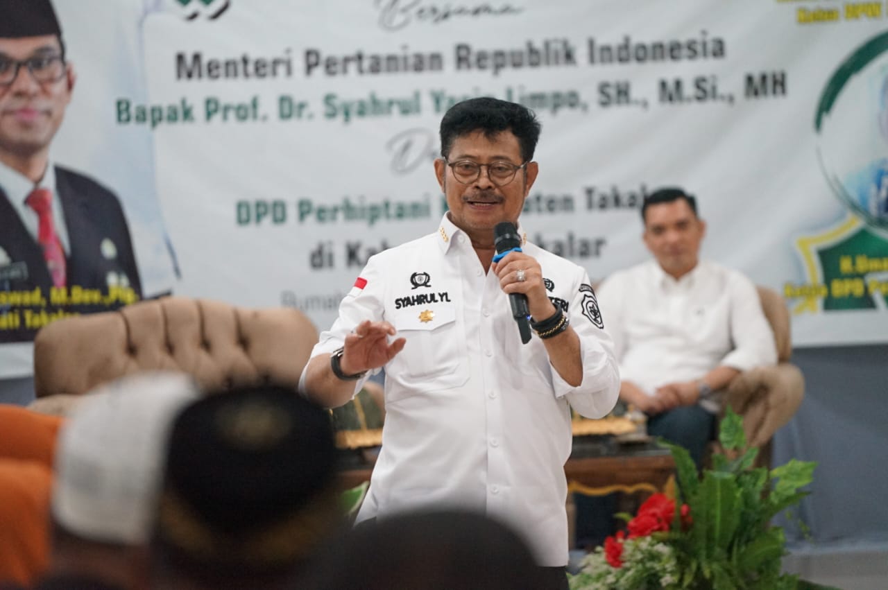 Mentan SYL Ajak Penyuluh Kabupaten Takalar Tanam Komoditas Strategis