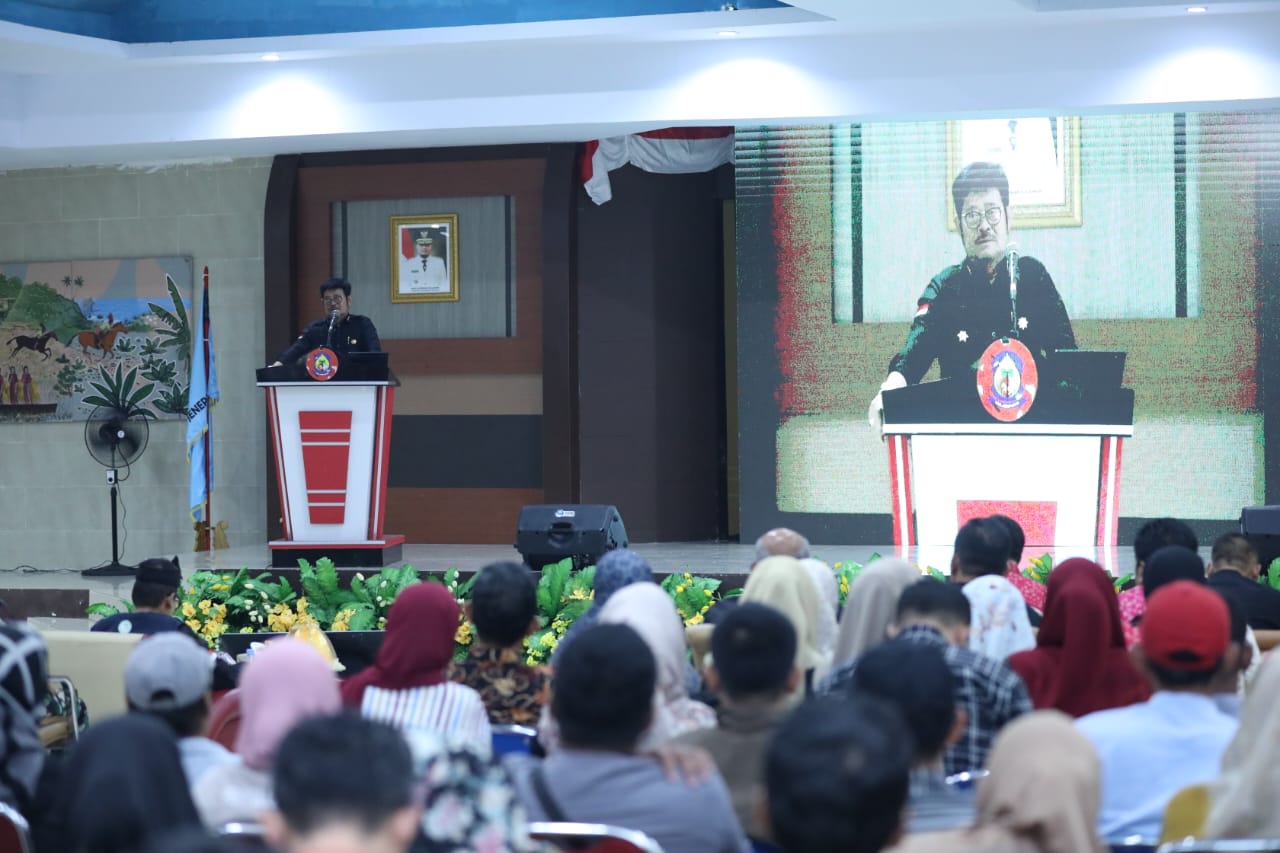 Mentan SYL Buka Program Sekolah Lapang Petani Muda di Jeneponto