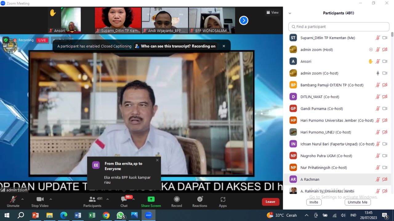 Kementan Utamakan Pengendalian Hama Penyakit secara Ramah Lingkungan