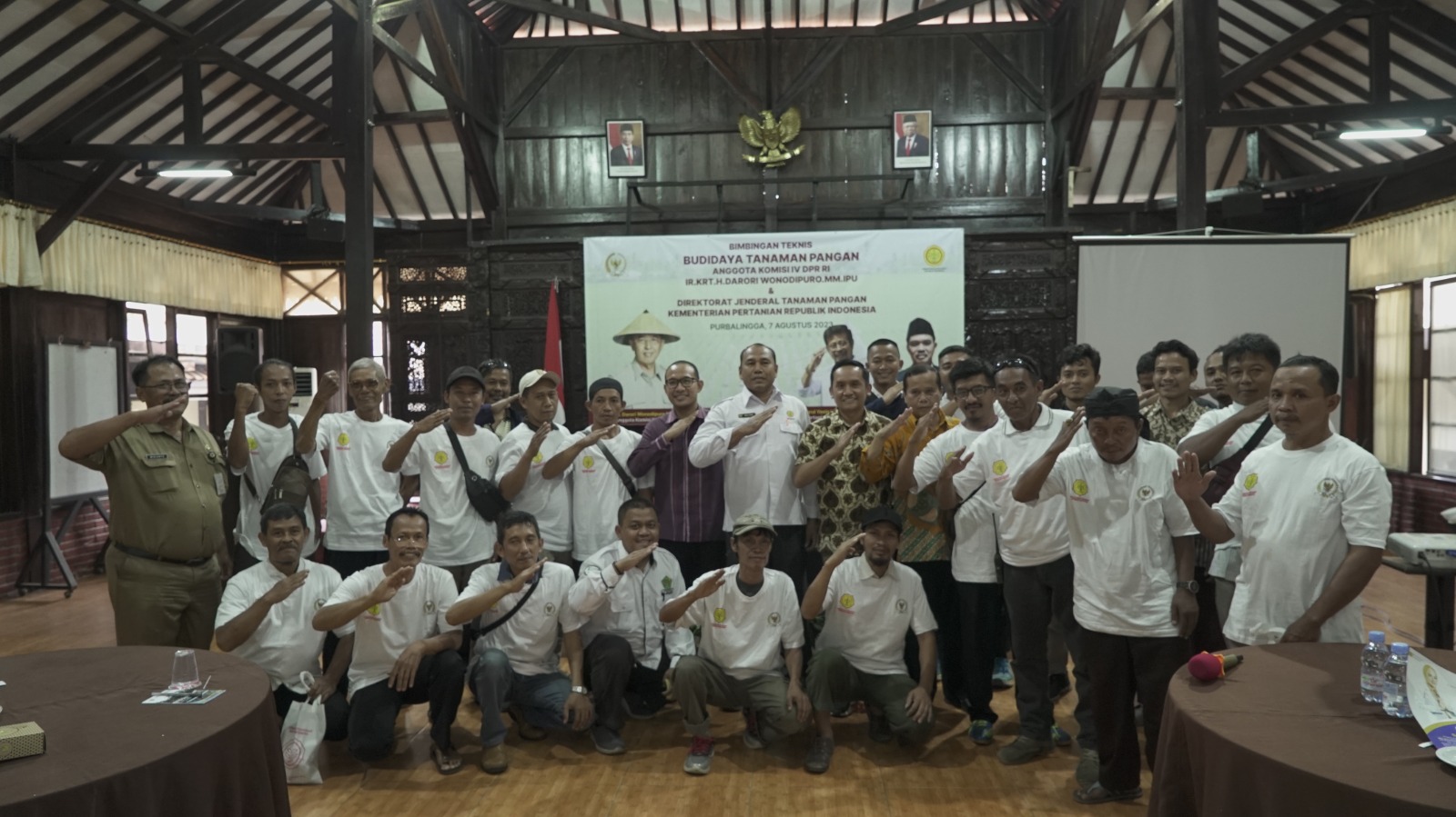 “Kementan bersama DPR Dorong SDM pertanian, Dengan Bimtek Kedelai dan Pembuatan Biosaka di Jawa Tengah”