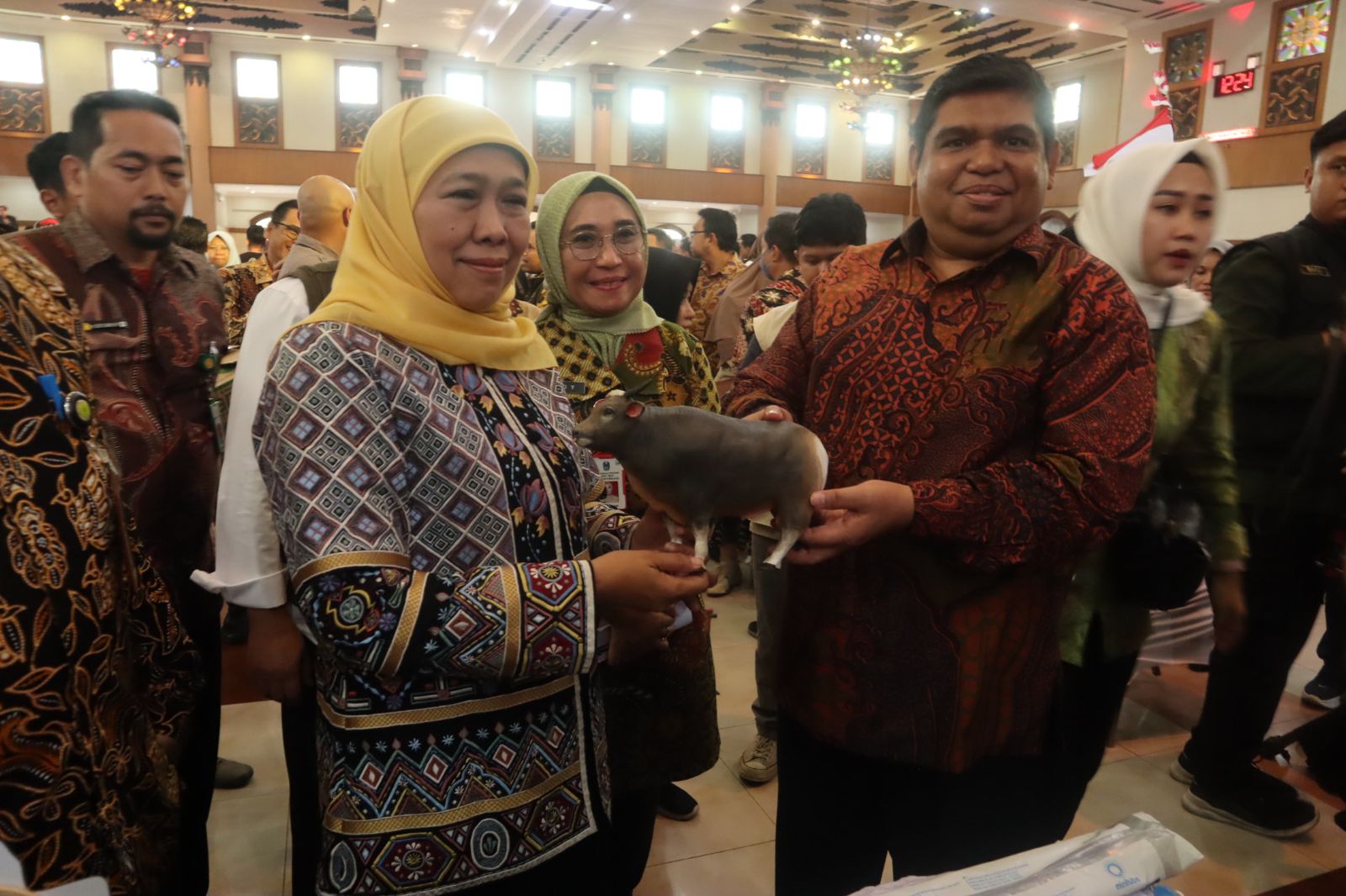 DUKUNG PETERNAKAN DI JAWA TIMUR, GUBERNUR JAWA TIMUR APRESIASI BBIB SINGOSARI