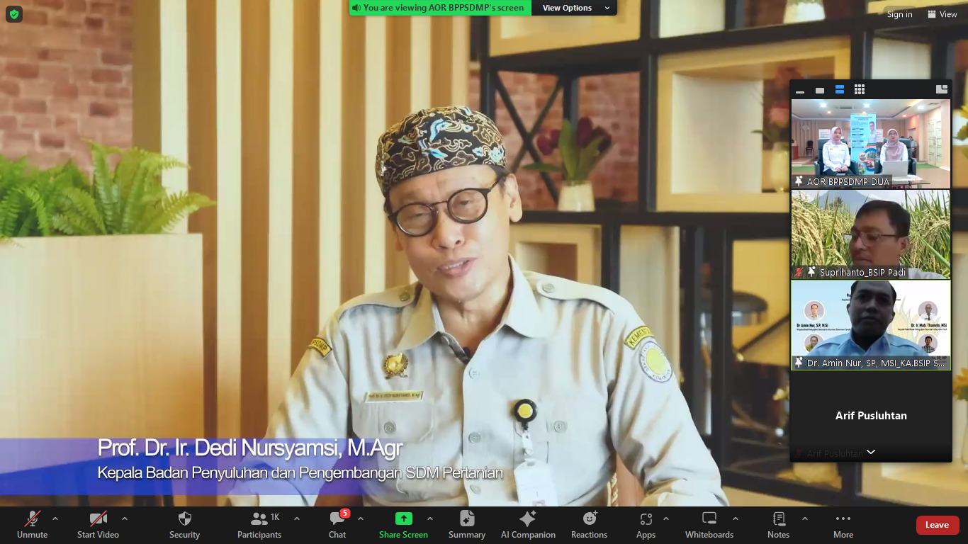 Dongkrak Produktivitas Padi dan Jagung, Kementan Tingkatkan Kapasitas Penyuluh Pertanian