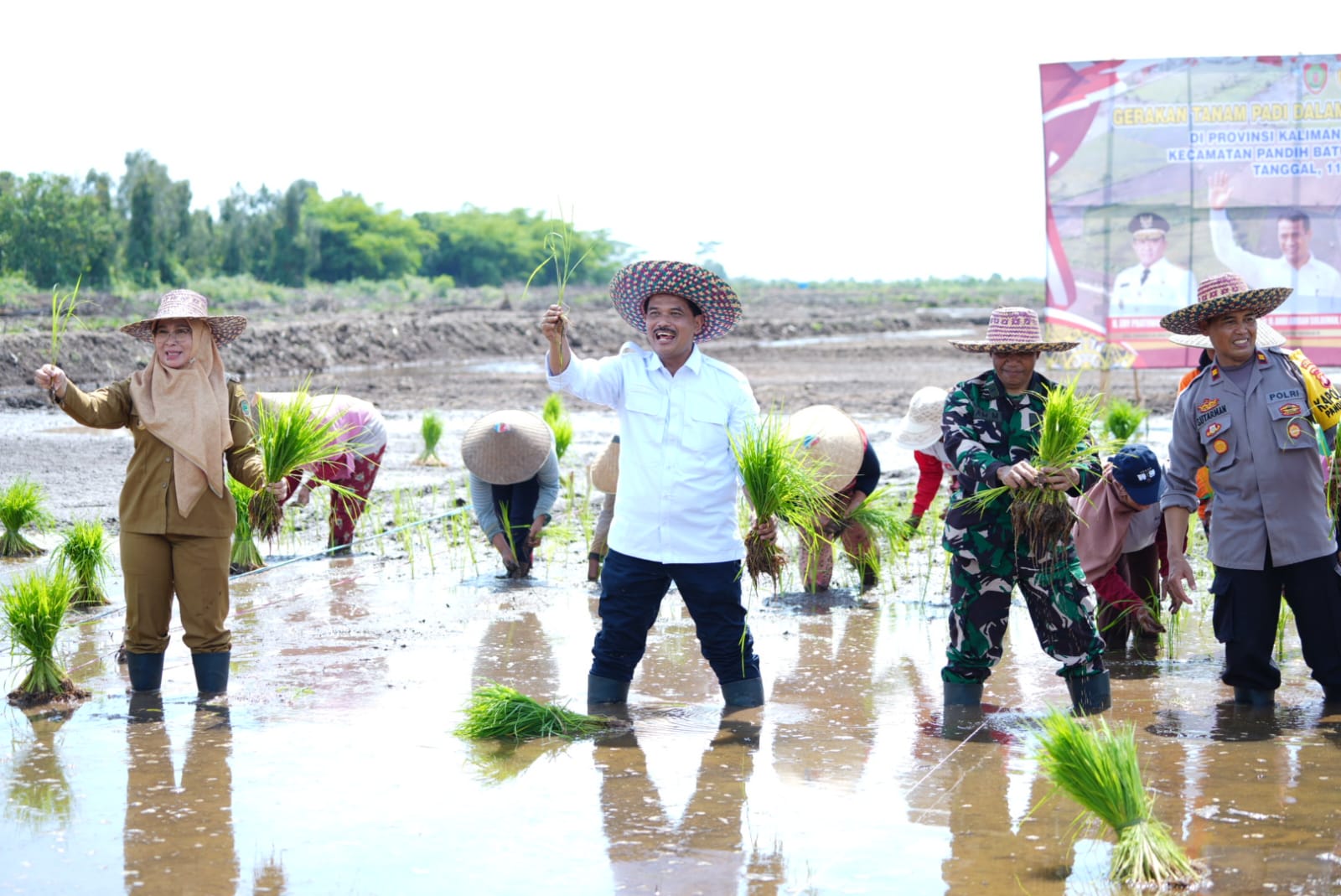 Kementan Lakukan Percepatan Tanam di Pulang Pisau, Optimis Produktivitas Terus Meningkat