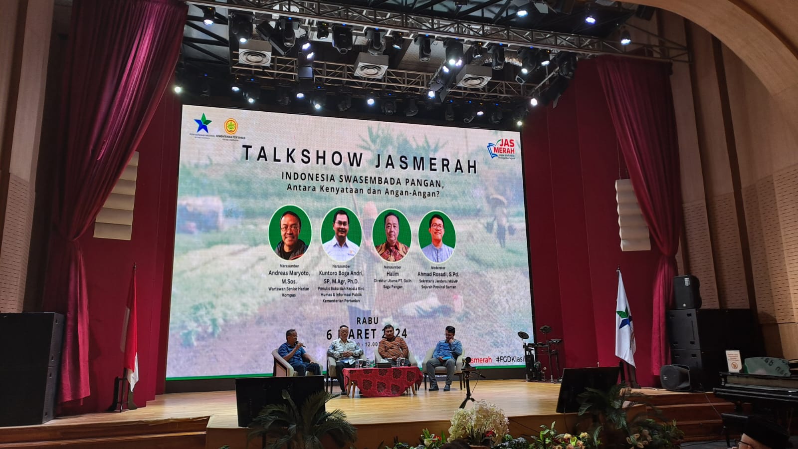 Berbagi Kisah Swasembada Melalui Bedah Buku “Menjaga Keberlanjutan Swasembada Pangan