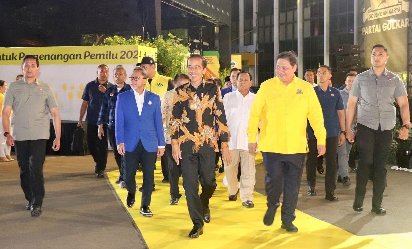 Trust Indonesia Sebut Jokowi Bakal Mati-matian Kuasai Golkar
