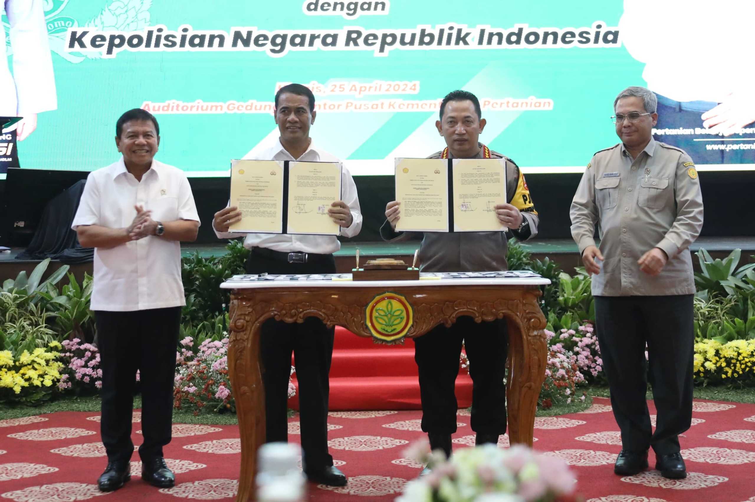 Kapolri: Mentan Amran Sahabat Saya, Kami Dukung Penuh Swasembada