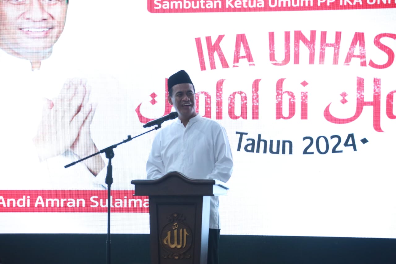 Mentan Amran Halal Bihalal bersama IKA Unhas, Bersyukur Silaturahmi Tetap Terjaga