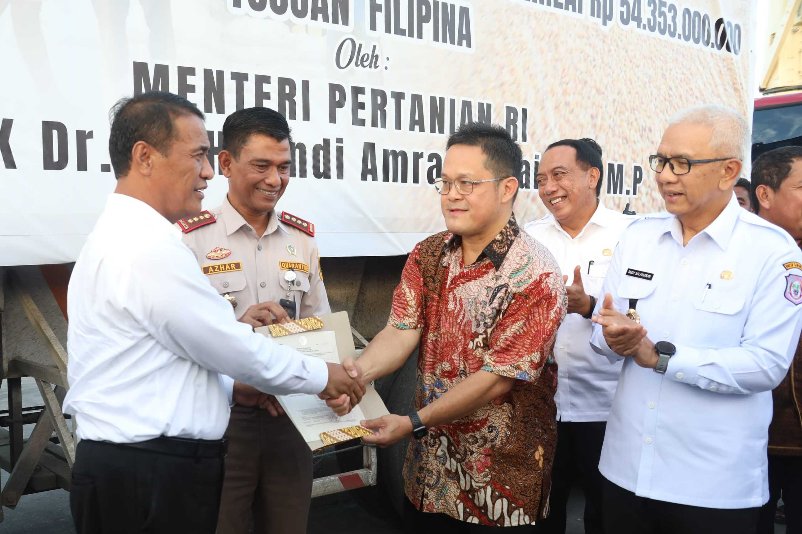 Lepas Ekspor Jagung Gorontalo ke Filipina, Mentan Harapkan Petani Sejahtera