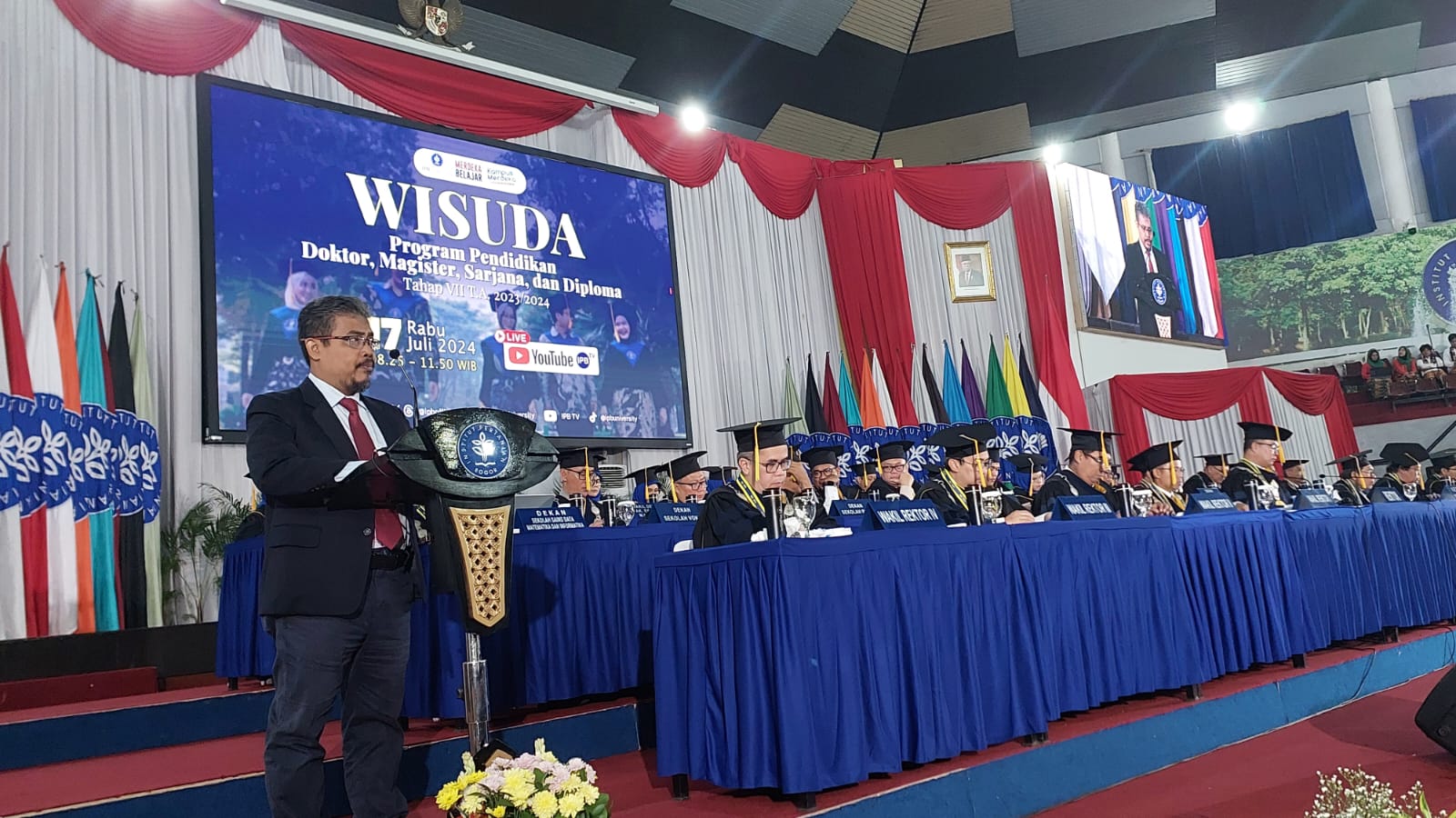 ARM HA-IPB AJAK WISUDAWAN IPB UNIVERSITY PELIHARA SEMANGAT TOLONG-MENOLONG