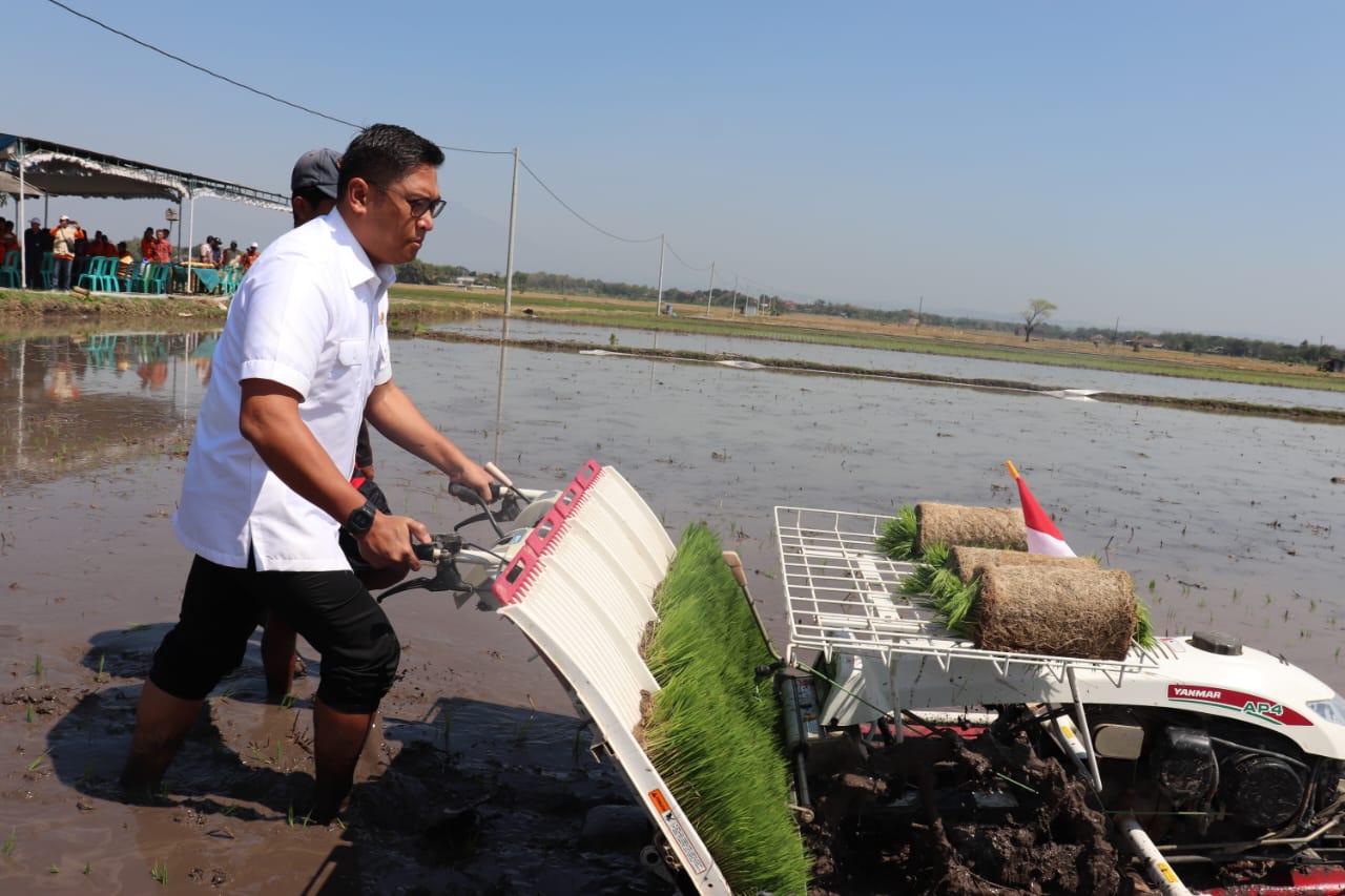 Wamentan Ajak Petani Boyolali Perkuat Penambahan Areal Tanam dan Pompanisasi