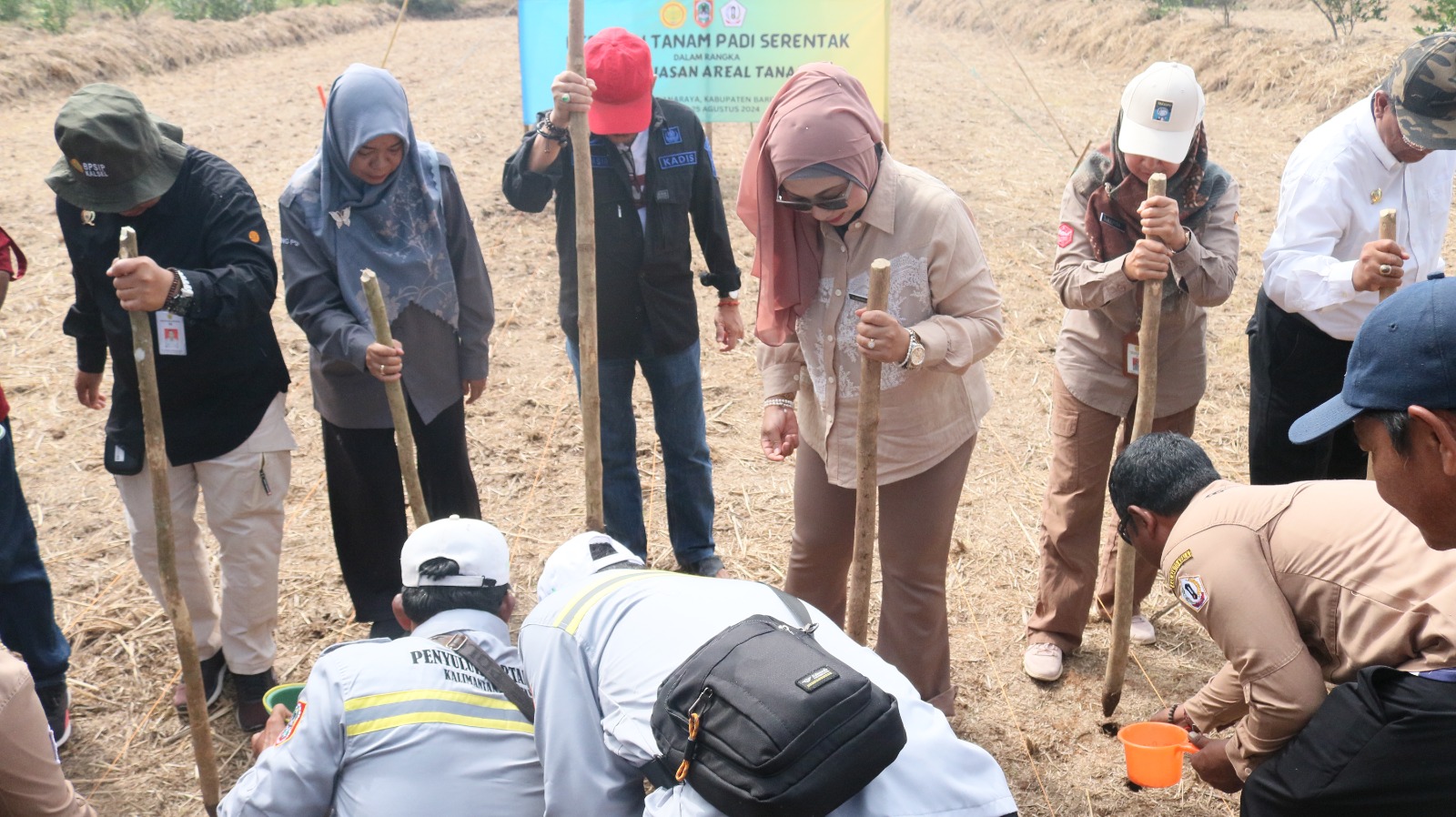 Tanam Padi Gogo, Kementan Percepat Program PAT Kabupaten Barito Kuala