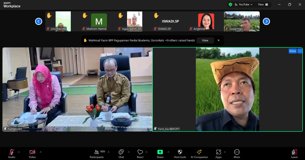 Melalui Ngobras, Kementan Kenalkan SIFORTUNA sebagai Peringatan Dini dalam Pengelolaan OPT