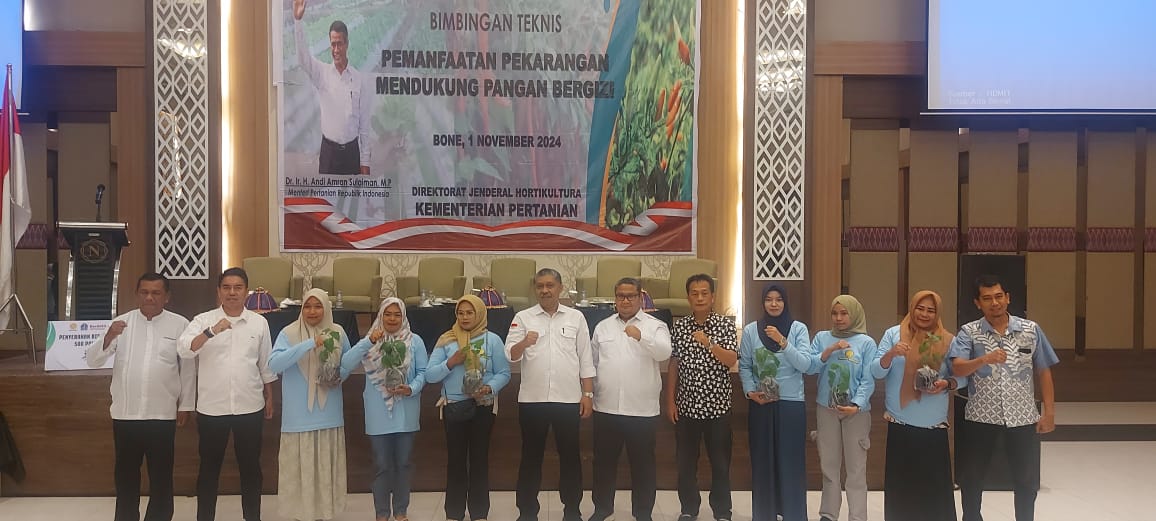 Kementerian Pertanian Gelar Bimbingan Teknis Pemanfaatan Pekarangan untuk Mendukung Pangan Bergizi
