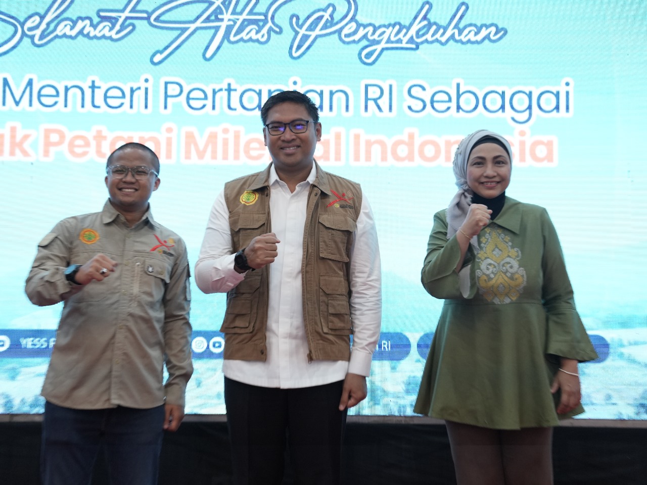 Wakil Menteri Pertanian Dinobatkan sebagai “Bapak Pembina Petani Milenial”