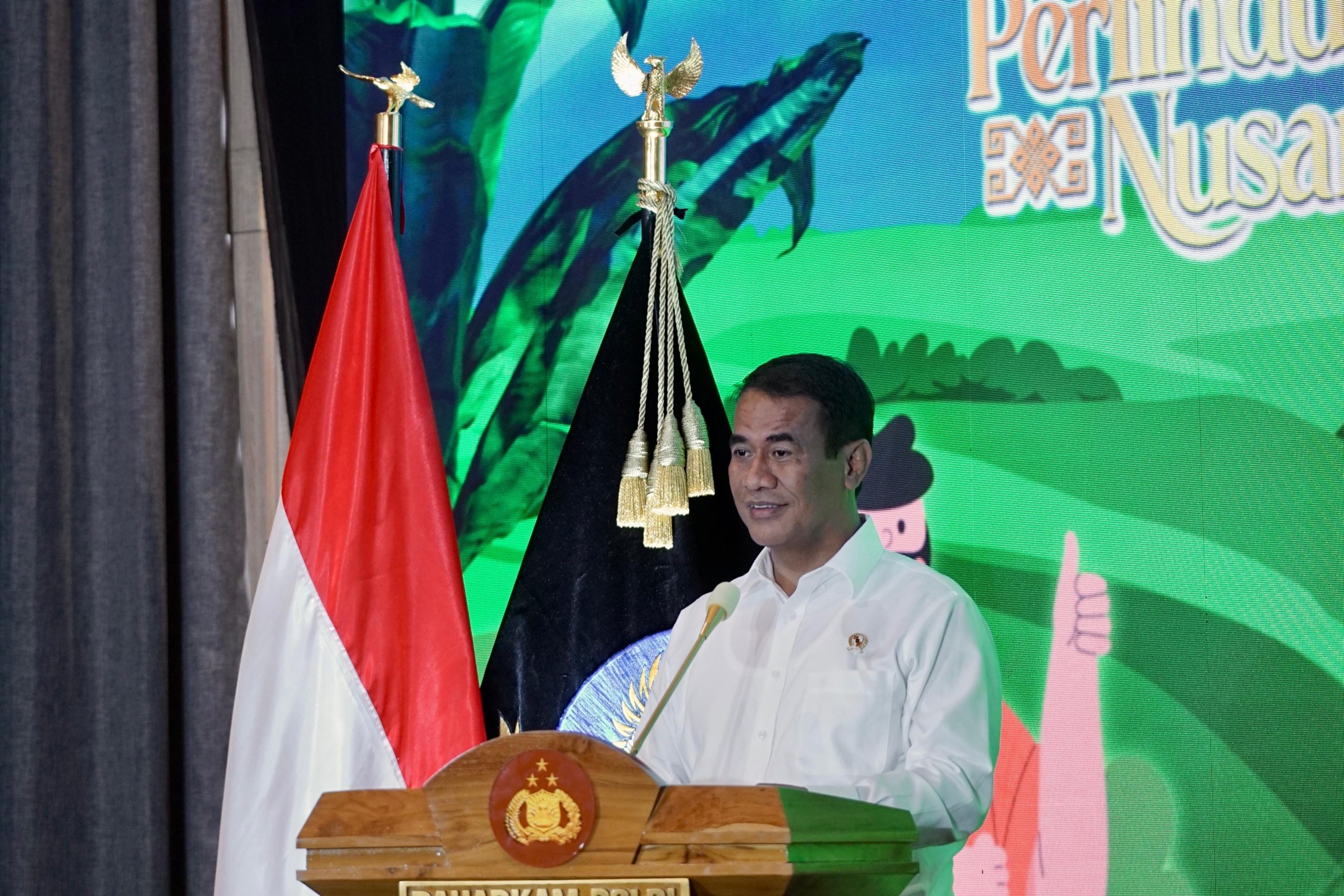 Cegah Penyelewengan di Sektor Pertanian, Mentan Amran Titip Pesan Ini ke Kabaharkam