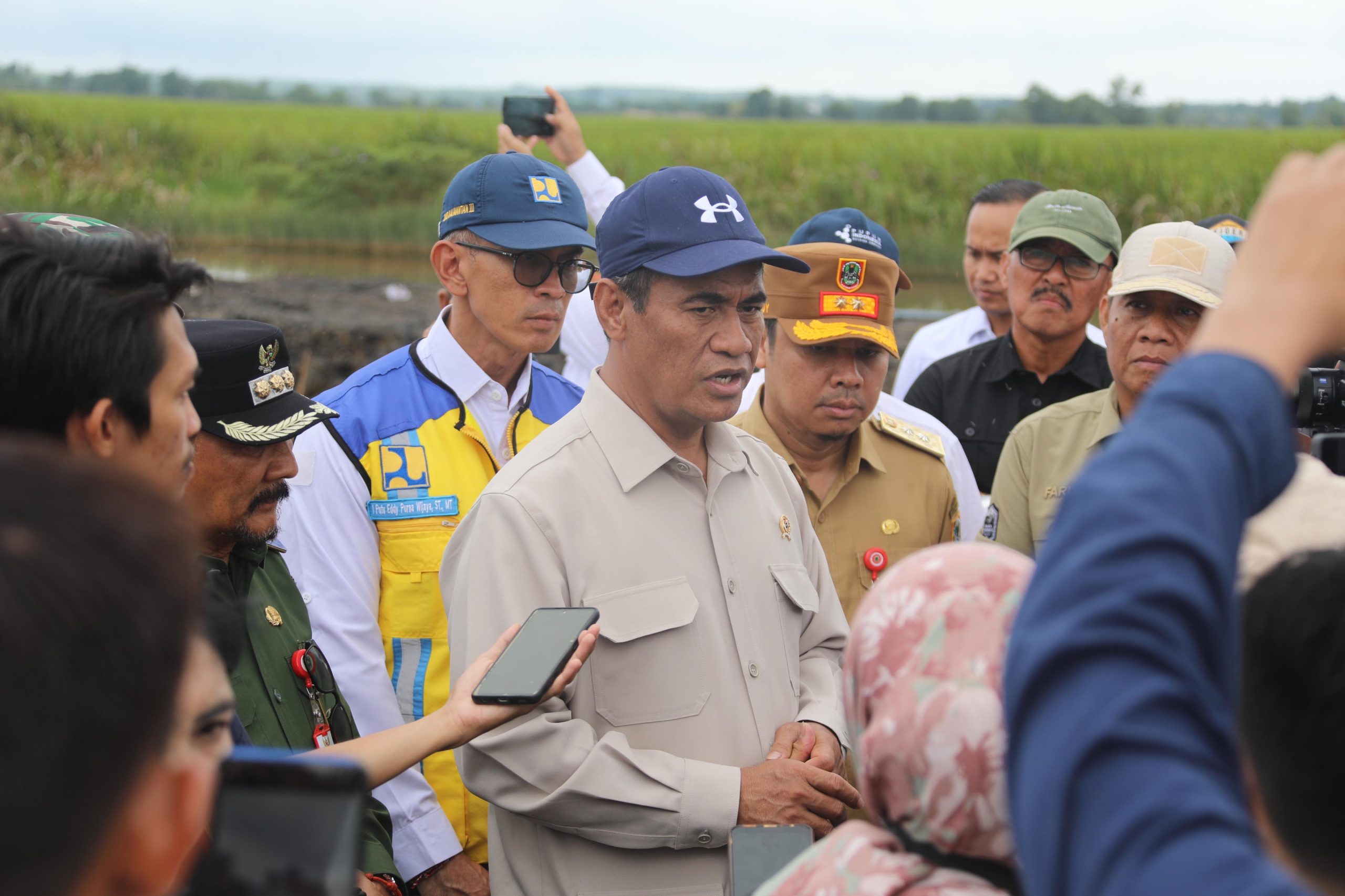 Mentan Amran Optimistis Oplah dan Cetak Sawah Kalsel Bisa Selesaikan Persoalan Impor Beras