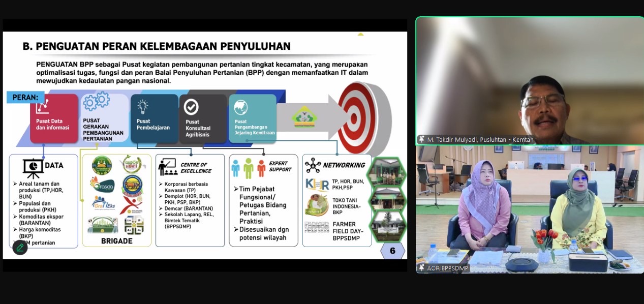 Sukseskan Swasembada Pangan, Kementan Perkuat Peran dan Fungsi Penyuluh Pertanian