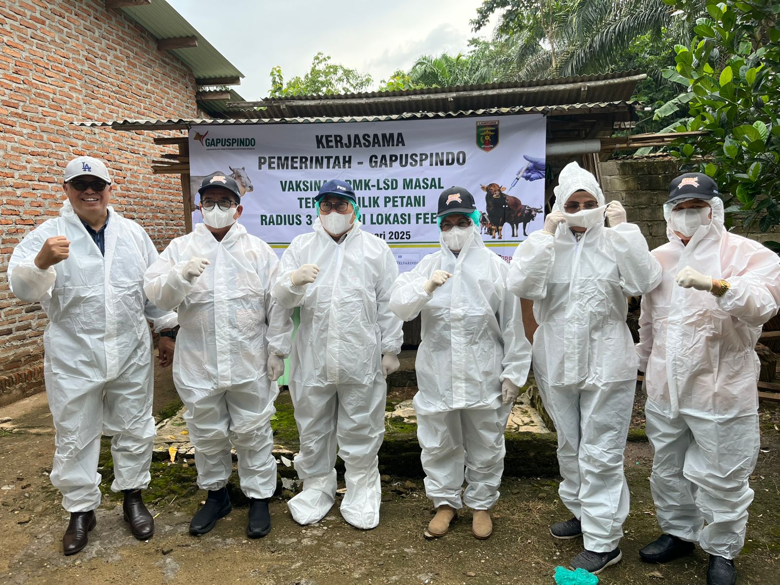 Dukung Percepatan Vaksinasi PMK, Perusahaan di Lampung Vaksinasi Radius 3 KM