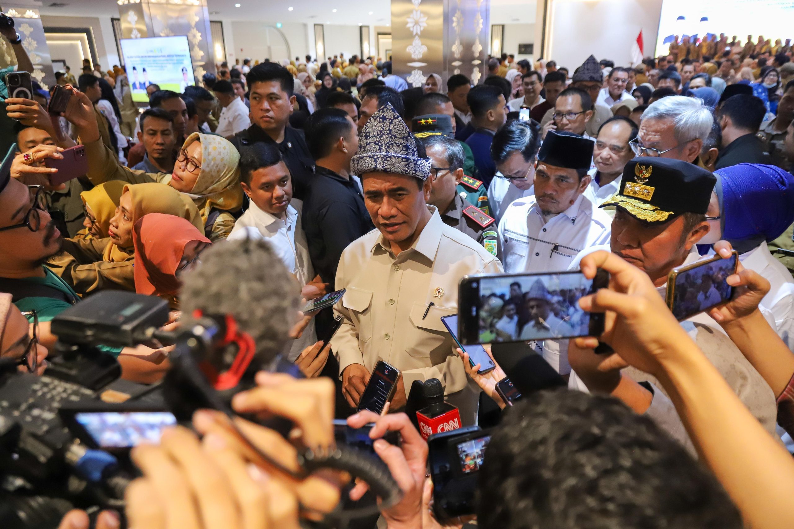 Percepat Swasembada Pangan, Mentan Amran Bidik Sumsel Jadi Tiga Besar Produsen Beras Nasional